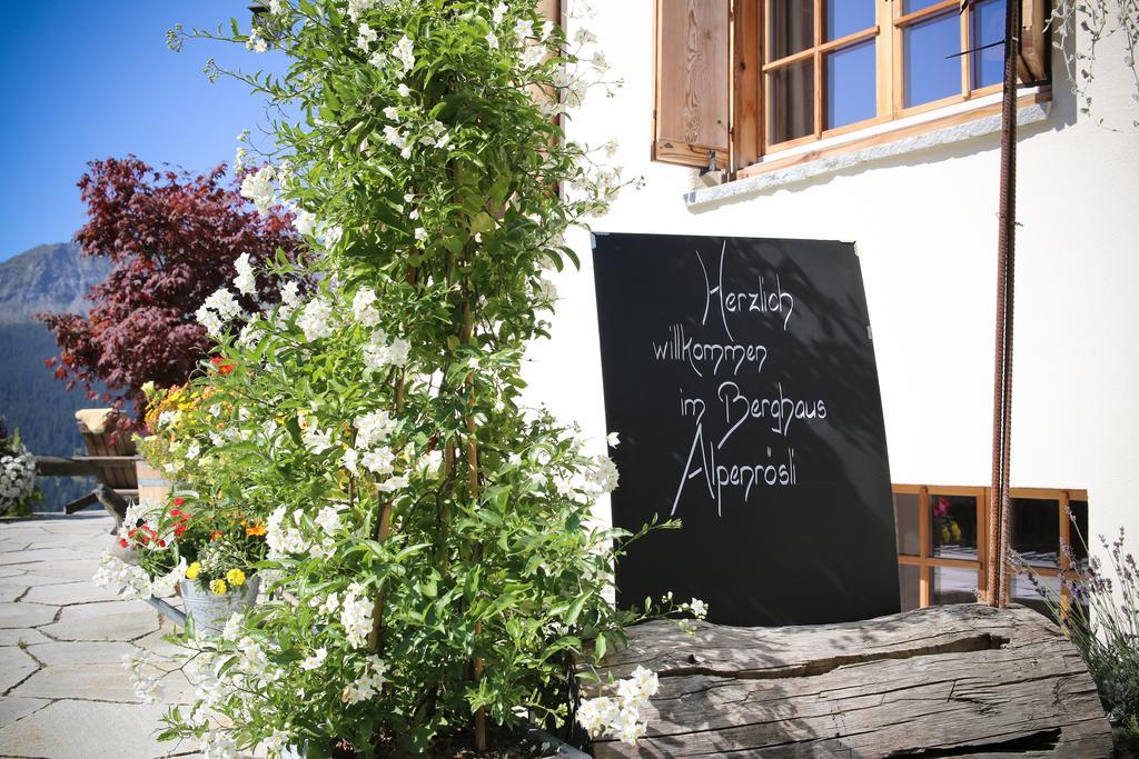 Berghaus Alpenroesli Hotel Klosters Bagian luar foto